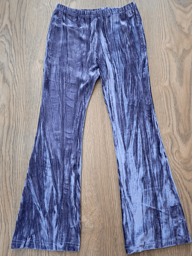 Flared velvet lila