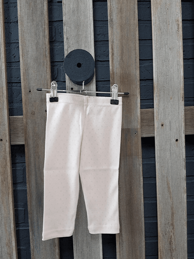 Legging ajour beige